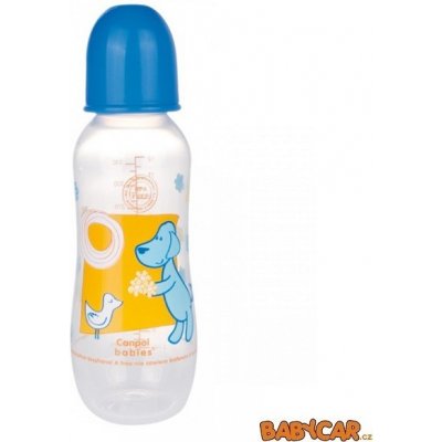 Canpol babies láhev s potiskem MAXI modrá 330ml – Hledejceny.cz