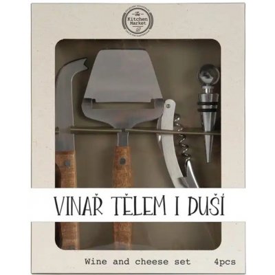 Mediabox Dárková sada na sýr a víno - Vinař tělem i duší – Zboží Dáma