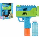 Bublifuk pistole s náplní plast 16cm na baterie v krabičce 18x23x8cm – Sleviste.cz