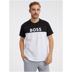 Boss pánské tričko Hugo Černo-bílé
