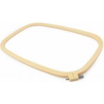 Vyšívací rámeček plastový krémová – Sleviste.cz