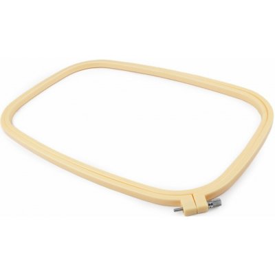 Vyšívací rámeček plastový krémová – Sleviste.cz