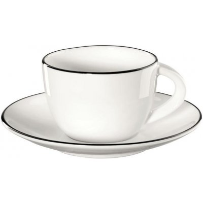 Šálek na espreso s podšálkem Asa Selection Á TABLE NOIRE 70ml – Hledejceny.cz