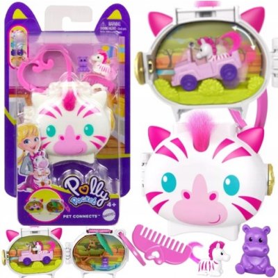 MATTEL POLLY POCKET PET CONNECTS Zebra – Zbozi.Blesk.cz