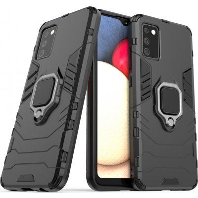 Pouzdro IZMAEL Odolné Ring Armor Case Samsung Galaxy A02s černé