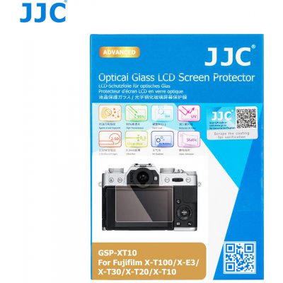 JJC ochrana LCD GSP-XT10 ochranné sklo na LCD pro FujifilmX-T30, X-T10, X-T20, X-E3, X-T100，X-T50 – Zboží Živě