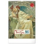 Nástěnný Alfons Mucha 2027 – Zboží Dáma