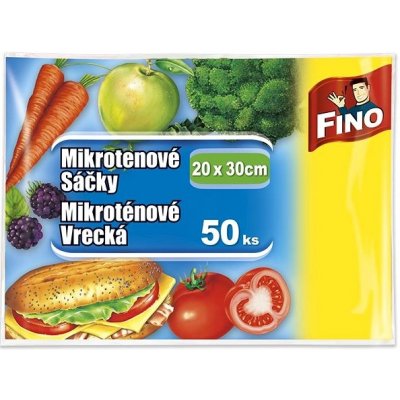 Sáčky svačinové Fino 20 x 30 cm, 50 ks, 8µm – Zboží Mobilmania