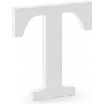Dřevěné písmeno "T" BÍLÉ, 20 cm – Hledejceny.cz