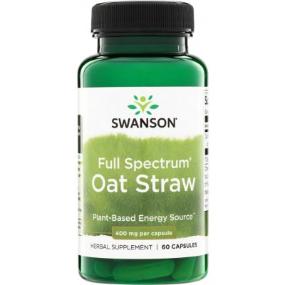 Swanson Oves Oat Straw 400 mg 60 kapslí – Hledejceny.cz
