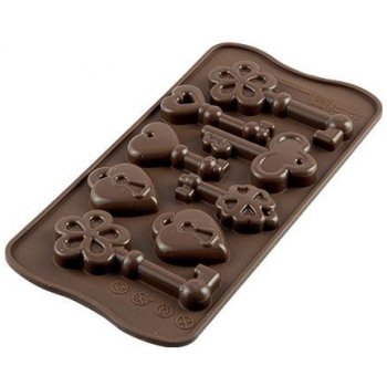 Silikonová forma na čokoládu klíče - Silikomart