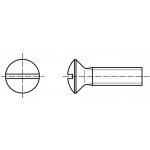 PROFISTYL DIN 964 šroub se zápustnou čočkovou hlavou a průběžnou drážkou pozink Varianta: DIN 964 šroub čočková hlava průběžná drážka ZnB M5x16 – Zboží Mobilmania