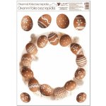 Dekorace okenní VELIKONOCE, 30x42cm,4motivy, fólie, samolepící – Sleviste.cz