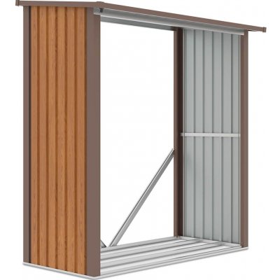 Hardmaister Zahradní kůlna Denver 182 x 89 Cm Dub hnědý – HobbyKompas.cz