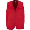 Pánská vesta SOLS Uni vesta WALLACE 02110145 red