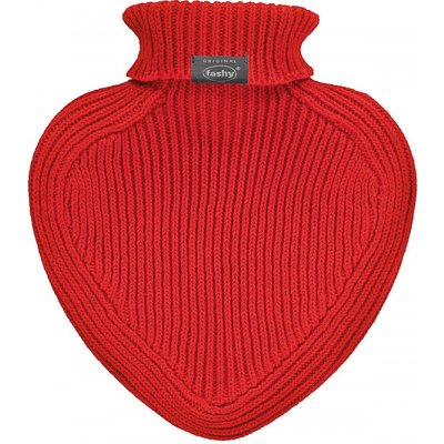 Fashy L763751 červený pletený termofor Srdce 0, 7 l – Hledejceny.cz