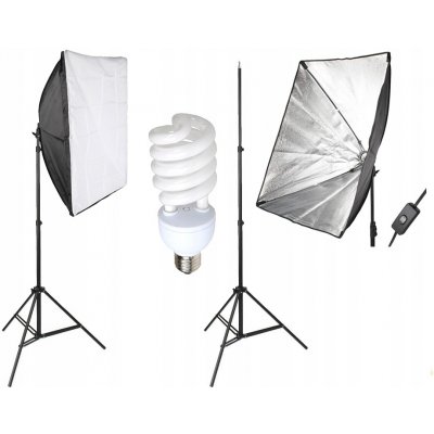 Studio SoftBox s paticí pro E27, 50x70cm, kompletní set SS-5077 – Zbozi.Blesk.cz