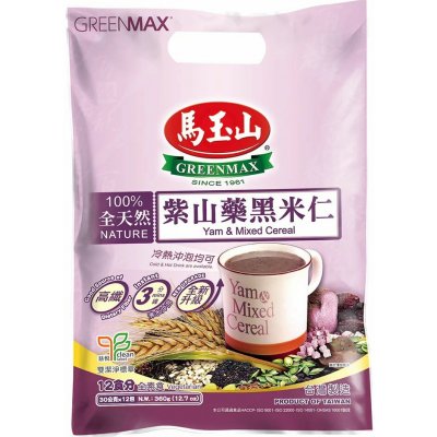 Greenmax Yam & Mixed Cereal 12 x 30 g – Sleviste.cz