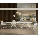 DELIFE Edge 300 x 100 keramika Calacatta Luxe bílá-zlatá-šedá Estelar kulatý kov bílý – Hledejceny.cz