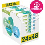 Pampers Vlhčené ubrousky Harmonie Aqua 24 x 48 ks – Zbozi.Blesk.cz