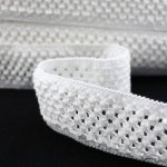 Pro Háčkování Guma pletená 5 cm smetanová – Zboží Dáma