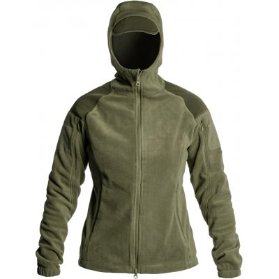 Mikina Helikon-Tex Cumulus dámská flísová s kapucí taiga green – Zboží Mobilmania