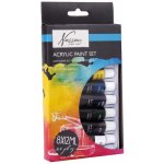 Sada akrylových barev Nassau Fine Art 8 x 12 ml – Zbozi.Blesk.cz