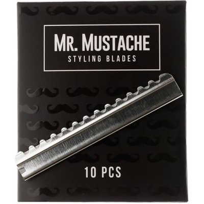 Mr. Mustache Styling Blades 10 pcs – Zboží Dáma