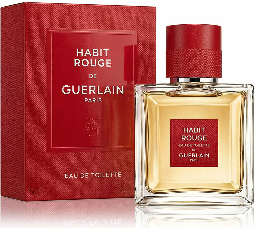 Guerlain Habit Rouge toaletní voda pánská 50 ml