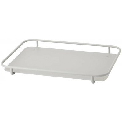 CARRY-ON Servírovací podnos 47 x 30 cm šedá nerezová ocel RIG-TIG – Sleviste.cz