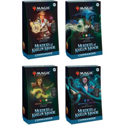 Wizards of the Coast Magic The Gathering Murders at Karlov Manor Blame Game Commander Deck