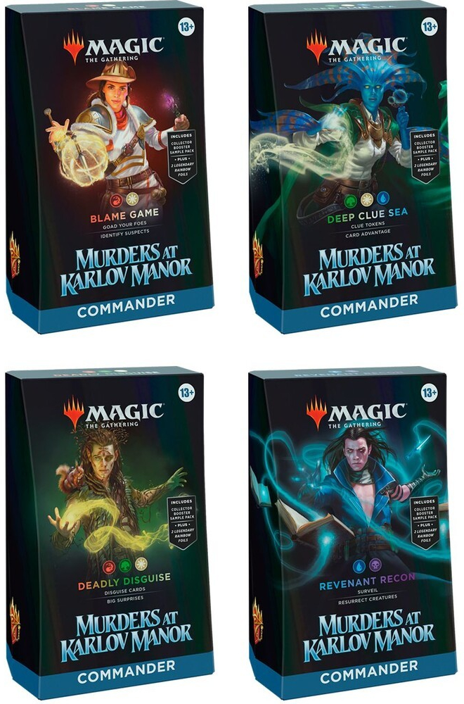 Wizards of the Coast Magic The Gathering Murders at Karlov Manor Blame Game Commander Deck