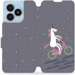 Mobiwear Realme Note 50 V024P Jednorožec na kole – Zboží Živě