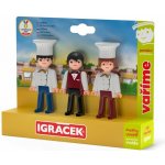 EFKO Igráček TRIO Vaříme Kuchař kuchařka číšník – Zbozi.Blesk.cz