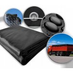 Jago 87840 Plachta 650 g/m², hliníková oka, černá, 4 x 3 m – Zboží Mobilmania