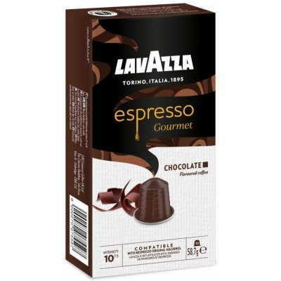 Lavazza espresso Gourmet Chocolate Flavored Coffee Kapsle do Nespresso 10 ks – Zbozi.Blesk.cz