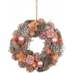 MagicHome Vianoce ružovo-oranžový, 30 cm – Zboží Dáma