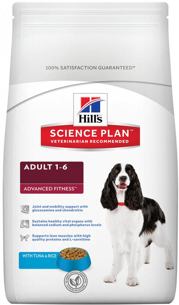 Hill’s Science Plan Adult Advanced Fitness Medium Breed Tuna & Rice 12 kg