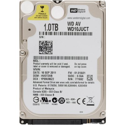 WD AV-25 1TB, WD10JUCT – Hledejceny.cz