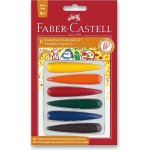 Faber Castell Plastové pastelky voskovky do dlaně 6ks – Zboží Mobilmania