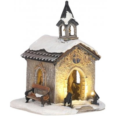 Luville Collectables Vánoční dekorace ""Kaple"" 11 x 11 x 15 cm – Hledejceny.cz