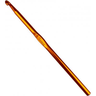 Pro Háčkování Háček kovový 5,5 mm oranžový – Zboží Dáma