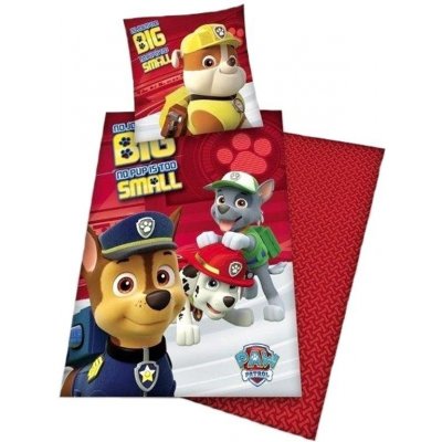 Spin Master bavlna povlečení Paw Patrol Red 140x200 70x90 – Zboží Mobilmania