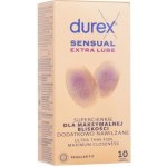 Durex Sensual Extra Lube 10 ks – Zboží Dáma