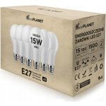 Berge 6x LED žárovka EcoPlanet E27 A60 15W 1500lm studená bílá