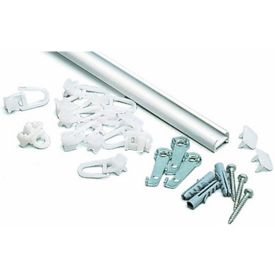 Gardinia Hliníková kolejnička bílá 120cm – Zboží Mobilmania