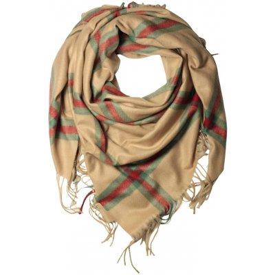 Pashmina Labe zimní šála kávová CHZ-313 béžová – Zboží Dáma