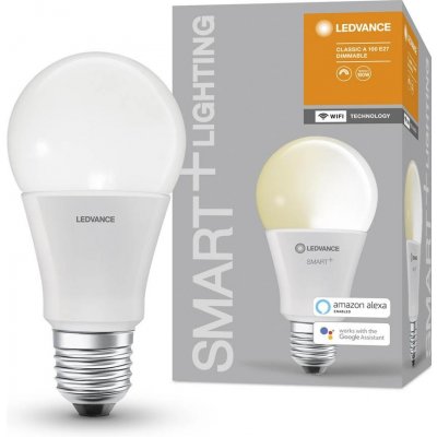 Ledvance Chytrá LED žárovka SMART+ WIFI, E27, A100, 14W, 1521lm, 2700K, teplá bílá SMART+ WIFI