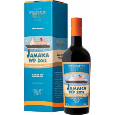 Transcontinental Rum Line Jamaica WORTHY PARK Navy Strength Rum 2012 57,2% 0,7 l (tuba)