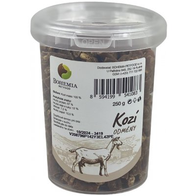 Bohemia Pet Food BOHEMIA Kozí odměny 250 g